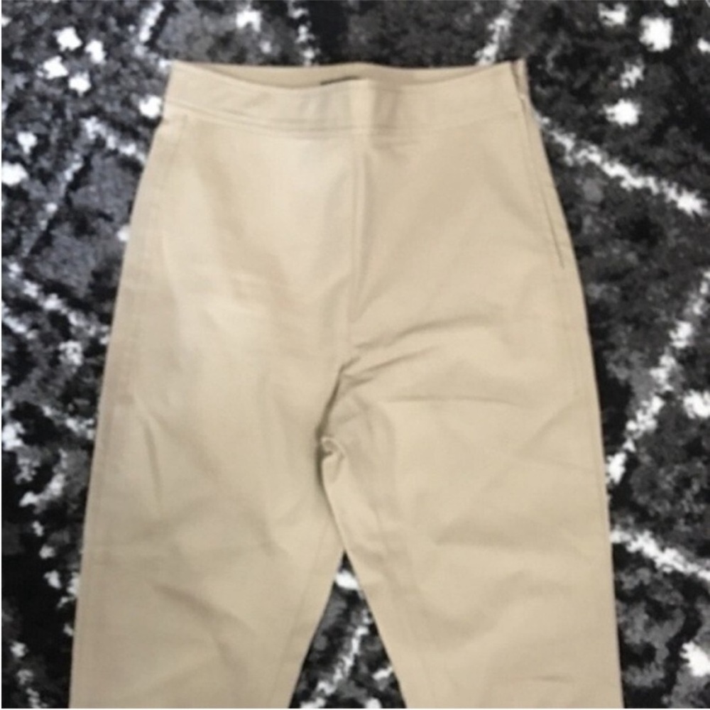THEORY Bimsa Approach Ankle Straight Leg‎ Stretchy Pants in Sierra Beige 0 - Picture 6 of 13